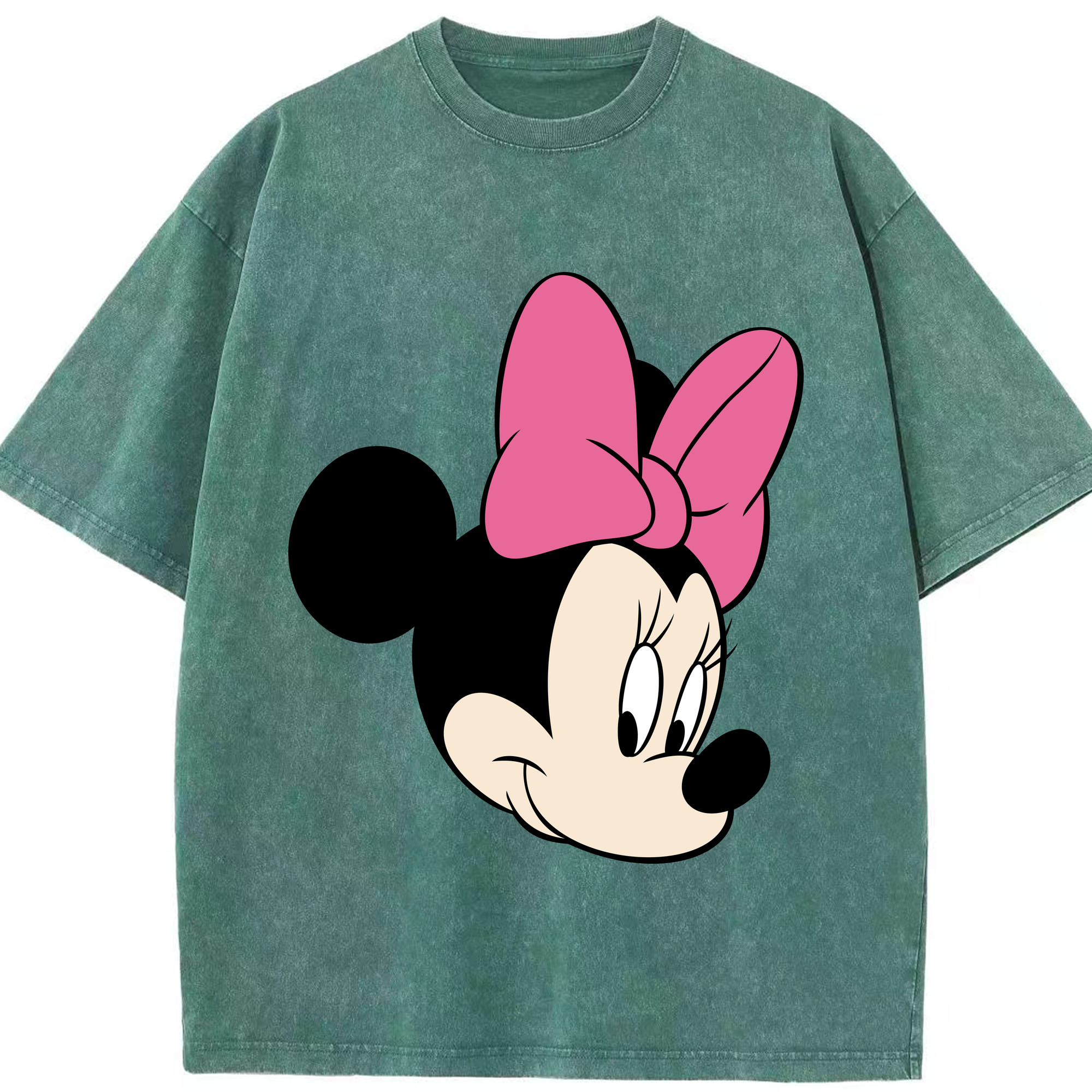 （画像用） ミッキーマウス Mickey Mouse 綿100% ヴィンテージ風 半袖Tシャツ（フロントプリント）